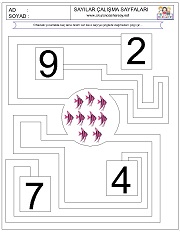 okul öncesi çizgi çalışma sayfaları